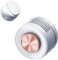Genopladelig Mini Clip Ventilator, Stille 3-Hastigheds Bærbar Køleventilator til Camping, Rejser og Hjem White