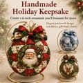 Miniatyrbild 8 av 8: DIY Christmas Decoration Sewing Kit, Patchwork and Fabric for Christmas Tree, Creative Craft for Adults and Beginners Reindeer