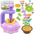 Creative Flower Fabric Set for Children Ages 4-8 | Educational Toy & Craft Workshop with Ready-Made Materials