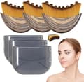 1/2/3-pack Lymfdränage Ansiktsborste för Ansikte – Mjuk Massageborste för Kontur, Guasha & Hudvård 3-Pack