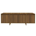 Pikkukuva 6 / 9: vidaXL TV-taso ruskea tammi 120x30x40,5 cm tekninen puu Brown Brun