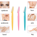 Miniatyrbild 5 av 5: Exfolierande Dermaplaning Verktyg, Ögonbrynstrimmer, Dermaplaning Rakhyvlar för Ansiktet med Precisionsskydd【HY】