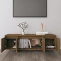 Pikkukuva 3 / 9: vidaXL TV-taso ruskea tammi 120x30x40,5 cm tekninen puu Brown Brun