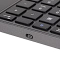 Miniatyrbillede 3 af 5: Trådløst numerisk tastatur med touchpad, 22 taster, 2.4G, dobbelt tilslutningstilstand, Type-C interface, bærbart tastatur til bærbar computer, grå