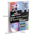 Miniatyrbild 3 av 10: Textilfärgset 24 Färger - 240 ml Multicolor multicolor