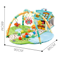 Miniatyrbillede 3 af 9: Ladida Baby Gym Happy Space Legestativ Blå Blue one size