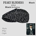Miniatyrbild 3 av 5: Ny herrhatt i Peaky Blinders-stil, nyhet keps för pojkar, ullblandning, fiskbensmönstrad tweed, varm vinterhatt-mxbc-WELLNGS Dark grey
