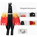 Miniatyrbillede 5 af 6: Børne- og voksen anime Demon Slayer: Kimetsu No Yaiba Zenitsu Giyu Tanjirou Kamado Nezuko Cosplay Kimono Uniform Cosplay Kostume Kamado Nezuko Kamado Nezuko Adult S