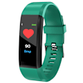 Miniatyrbillede 2 af 5: Fitness Tracker Sundheds Sportsur med Puls, Søvnovervågning, Iltmætning i Blodet, Skridttæller og SMS Opkaldsnotifikationer green