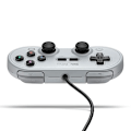 Miniatyrbillede 4 af 6: USB-kablet spilcontroller til Switch, Windows & Raspberry Pi (Grå udgave)