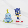 Miniatyrbillede 3 af 5: 12 stk. Sonic Actionfigurer til Børn og Voksne Tegneseriefigurer Legetøj Kagepynt Samleobjekter Model Dukke Legesæt Skrivebordsdekorationer Gaver
