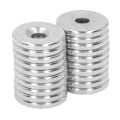 Miniatyrbillede 4 af 8: 20 stk. Hulmagneter 20x3mm Neodym Skive Ringmagnet M5 Sjældne Jordarters Rund Magnet til Fastgørelse