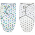 Miniatyrbilde 1 av 6: Baby Swaddle Bag, 2-pak (3-5 måneder) L Swaddle Blanket Laget av 100% organisk bomull