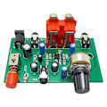 Miniatyrbild 4 av 5: Au-10x Ne5532 Audio Signal Förförstärkare Hörlursförstärkare Kretskort Gain 20db Rca 3.5mm Volymkontroll Ton Dc 12v