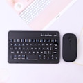 Miniatyrbilde 1 av 5: Trådløst Tastatur Nettbrett Datamaskin Bluetooth Tastatur og Mus Sett Black
