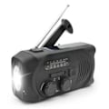 Pikkukuva 2 / 6: 3 kpl Musta Dynamo Radio aurinkokennoilla, taskulampulla ja 2000mAh varavirtalähteellä, hätäradio, selviytymisradio 250