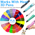 Miniatyrbild 2 av 11: DIY 3D-penna för barn 3D-utskrift pennor ritpennor med PLA-filament Nyhetspresent till barn födelsedag julgåva PLA-filament PLA Filament Pink-50M