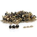 Pikkukuva 1 / 5: Haloppe 100kpl 8-20mm Muoviset Turvasilmät Nallekarhu Nukke Eläin Nukketeatteri Askarteluun DIY Db Kultainen Golden 16mm