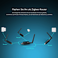 Miniatyrbillede 4 af 5: Sonoff Zigbee Gateway, ZBDongle-E USB Zigbee 3.0 USB Dongle Plus, EFR32MG21 + CH9102F Zigbee USB Stick EFR32MG21 Koordinator til ZHA i Hjemmet