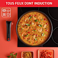 Pikkukuva 3 / 6: TEFAL INGENIO Keittoastiasetti 10 osaa, Paistinpannut, Kattilat, Induktio, Ruostumaton teräs, Tarttumaton pinnoite, Emotion L897AS04