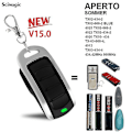 Miniatyrbilde 2 av 4: Aperto Tx02-434-2 Tx02-868-2 Blå 4025 Tx02-868-2 4022 Tx02-434-2 4020 Tx03- 434 43342mhz 868mhz Garasjeportfjernkontroll 1PCS
