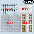 Pikkukuva 1 / 5: Koskee (TP-Link Tapo RV30 Max Plus / RV20 Max Plus) varaosia, suodatin, sivuharja, moppiliina, pölypussi, tarvikkeet Set W