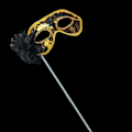 Miniatyrbilde 6 av 10: Partymasker Venetiansk Maskerade SVART【HY】 Black