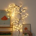 Miniatyrbillede 1 af 3: LED-lystræ, indendørs vægdekorationstræ vinlys 144 LED-lys juledekoration soveværelse hjem varmt hvidt (USB)