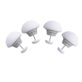 Miniatyrbilde 1 av 6: Dynetrekkfester 4X Hvit Hvit White one size