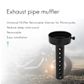 Miniatyrbilde 5 av 5: Motorsykkel Universal Eksospotte Lyddemper Baffle Db Killer 60mm