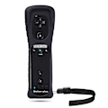 Miniatyrbillede 2 af 9: Controller kompatibel med Nintendo / Wii Control med Motion Plus Black Black