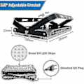 Miniatyrbilde 4 av 5: 2 stk 100w UV LED Spotlight Blacklight Ip65 Vanntett Ultrafiolett LED Lampe Effektbelysning For Akvarium Fest Neonmaling Fluorescerende P
