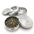 Miniatyrbillede 1 af 5: Snusdåse i aluminium til al snus med opbevaringsrum Silver Silver