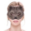 Miniatyrbillede 4 af 10: Falsk Pels Rævehale Kattemaske Therian Maske og Hale Halloween Cosplay Party-WELLNGS Gray