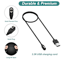 Miniatyrbilde 3 av 4: Kissmart Lader for AfterShokz Aeropex AS800, OpenComm, Shokz OpenRun, OpenRun Mini, OpenRun Pro Erstatningslader for Shokz [1m] 2