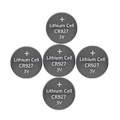 Miniatyrbillede 4 af 5: 5/10/20 stk CR927 knapcellebatterier 3V lithium batterier CR 927 til ure, lommeregnere og fjernstyrede legetøj 5 styk pr. kort