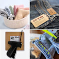 Miniatyrbilde 4 av 5: Stitch Quick Klesfikser, Mini Håndholdt Symaskin, Stoff for Festing av Quilter, Faldeverktøy, Mikrofesteverktøy for Stoff til Klær White