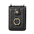 Miniatyrbillede 5 af 5: Crossbody Wallet Case til Samsung Galaxy Z Flip 6, Skulderrem, Ring Stand, RFID Kortlomme, Læder Etui Rød Red For Galaxy Z Flip 6