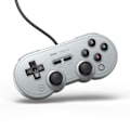 Miniatyrbillede 1 af 6: USB-kablet spilcontroller til Switch, Windows & Raspberry Pi (Grå udgave)