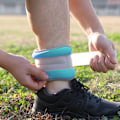 Miniatyrbillede 5 af 8: 2 STK Håndleds- og Ankelvægte Styrketræning Usynlige Håndledsvægte Stropper til Løb Gymnastik Sort 0,6 kg/21,2 oz