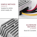 Miniatyrbilde 5 av 5: 12V til 48V 15A 360W DC DC Konverter 360W Step Up DC Konverter-C tao