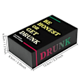 Miniatyrbild 2 av 4: Engelsk version av BE HONEST OR GET DRINK Sincerely Leisure Party Game Card