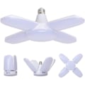 Miniatyrbillede 1 af 8: 60W LED-garagelys, E27 6000 lumen sikkerhedslys, deformerbart værkstedslys med 4 justerbare paneler, superlys stærkt dagslys til garage,