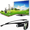 Miniatyrbilde 2 av 10: 3D-briller med aktiv lukker, oppladbare briller for DLP-Link Optama for Acer for BenQ for ViewSonic for Sharp-projektorer