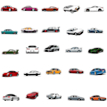 Miniatyrbilde 5 av 6: 100 stk. JDM bilklistremerker for vannflaske, laptop