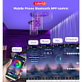 Miniatyrbillede 2 af 3: Fleksibel 10m RGB LED liste / Lyssløjfe / LED-Strip Bluetooth APP multi-farve