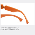 Pikkukuva 7 / 8: Anti-ultraviolet naisten aurinkolasit, muoti, suuret kehykset, ajolasit Orange