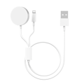 Miniatyrbillede 1 af 5: Apple Watch S1/S2/S3/S4/S5/S6/S7/S8/SE/Ultra Kompatibel Ur-oplader, 2 i 1 Magnetisk Ladekabel
