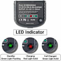 Miniatyrbilde 3 av 5: Reservedeler Lader Kompatibel med Black & Decker 9.6V 12V 14.4V 18V Nicad Nimh Batteri HPB18-OPE HPB18 HPB14 HPB12 HPB96 244760-00 A1718 FSB18—