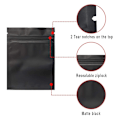 Miniatyrbilde 2 av 5: 100-pakning Luktsikre Poser - 3 x 4 Tommer Gjenlukkbare Mylarposer Foliepose Flat Zip Lock Pose